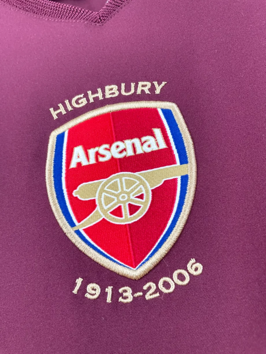 maillot vintage domicile Arsenal 2005/2006 floqué Henry #14