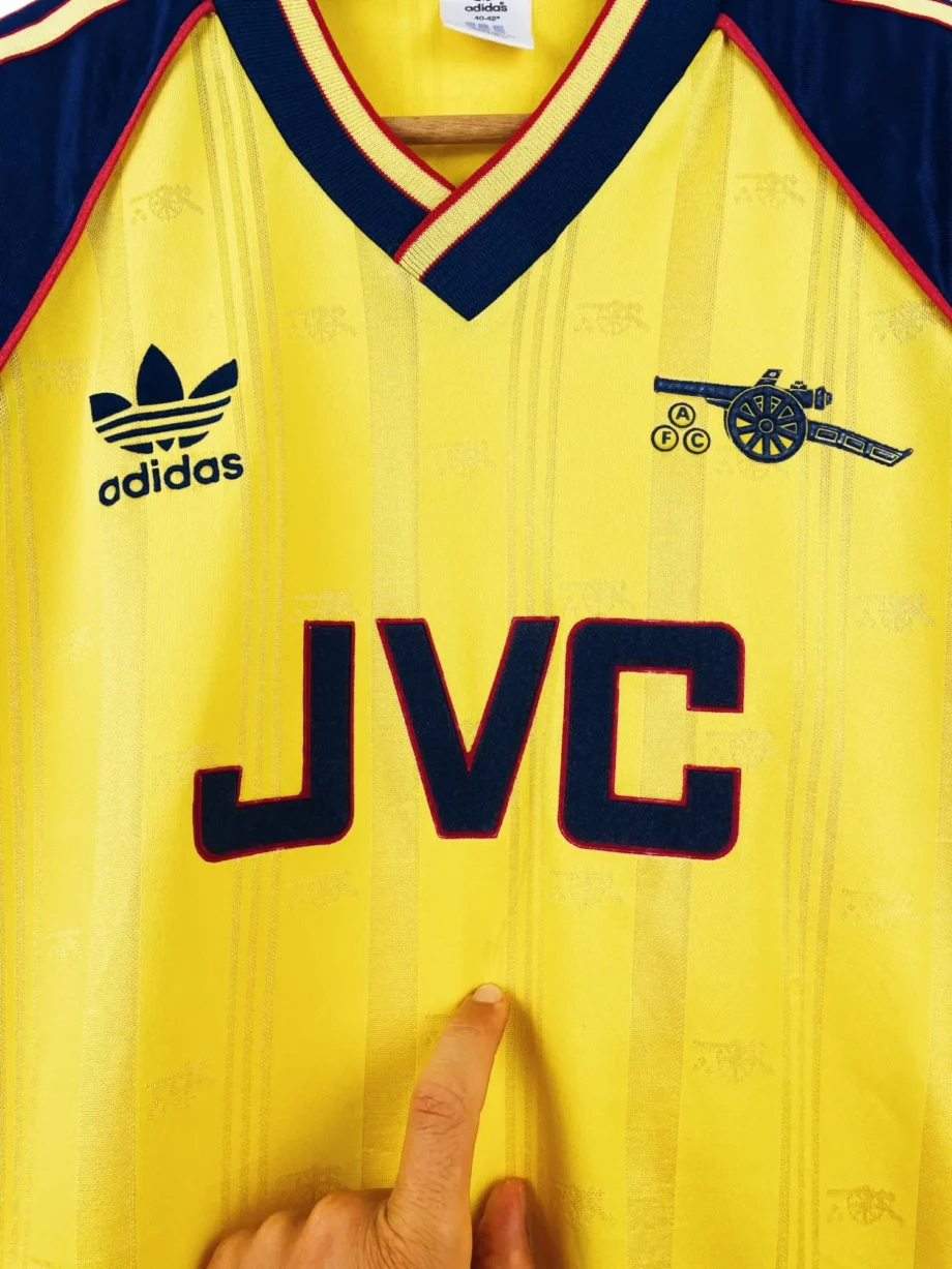 maillot vintage extérieur Arsenal 1988/1991