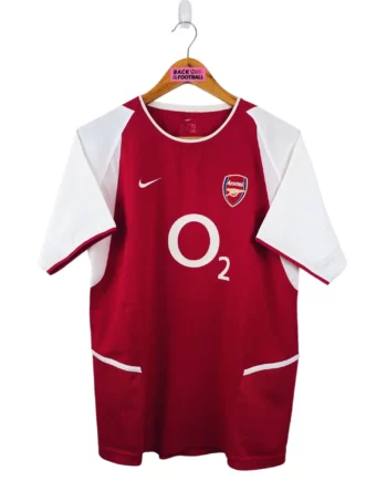 maillot vintage domicile Arsenal 2002/2004