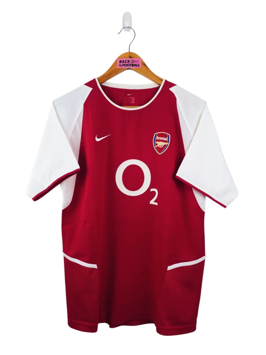 maillot vintage domicile Arsenal 2002/2004
