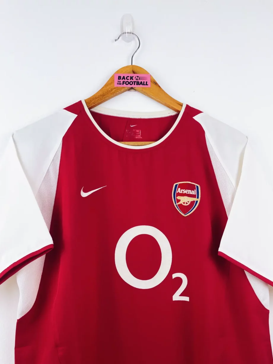 maillot vintage domicile Arsenal 2002/2004