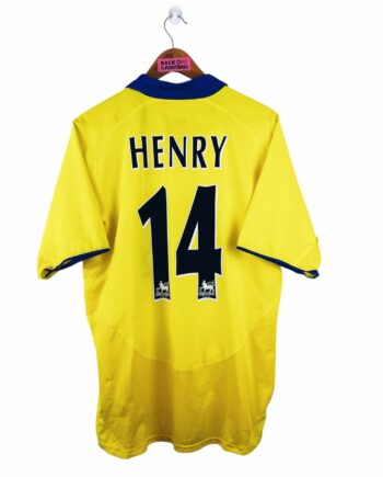 maillot vintage extérieur Arsenal 2003/2004 floqué Henry #14