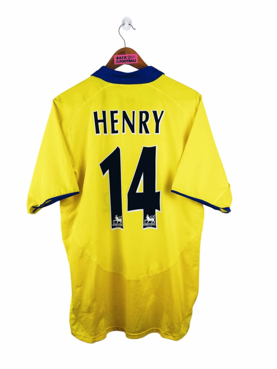 maillot vintage extérieur Arsenal 2003/2004 floqué Henry #14
