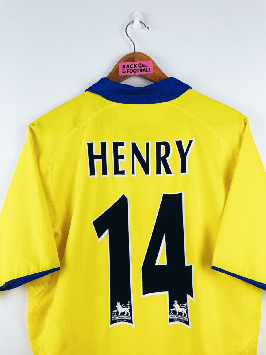 maillot vintage extérieur Arsenal 2003/2004 floqué Henry #14