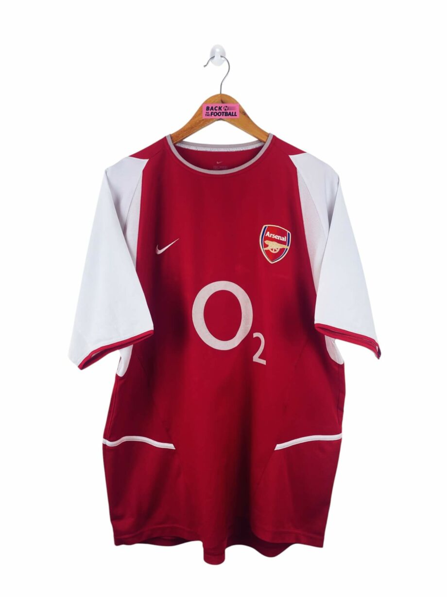 maillot vintage domicile Arsenal 2002/2004