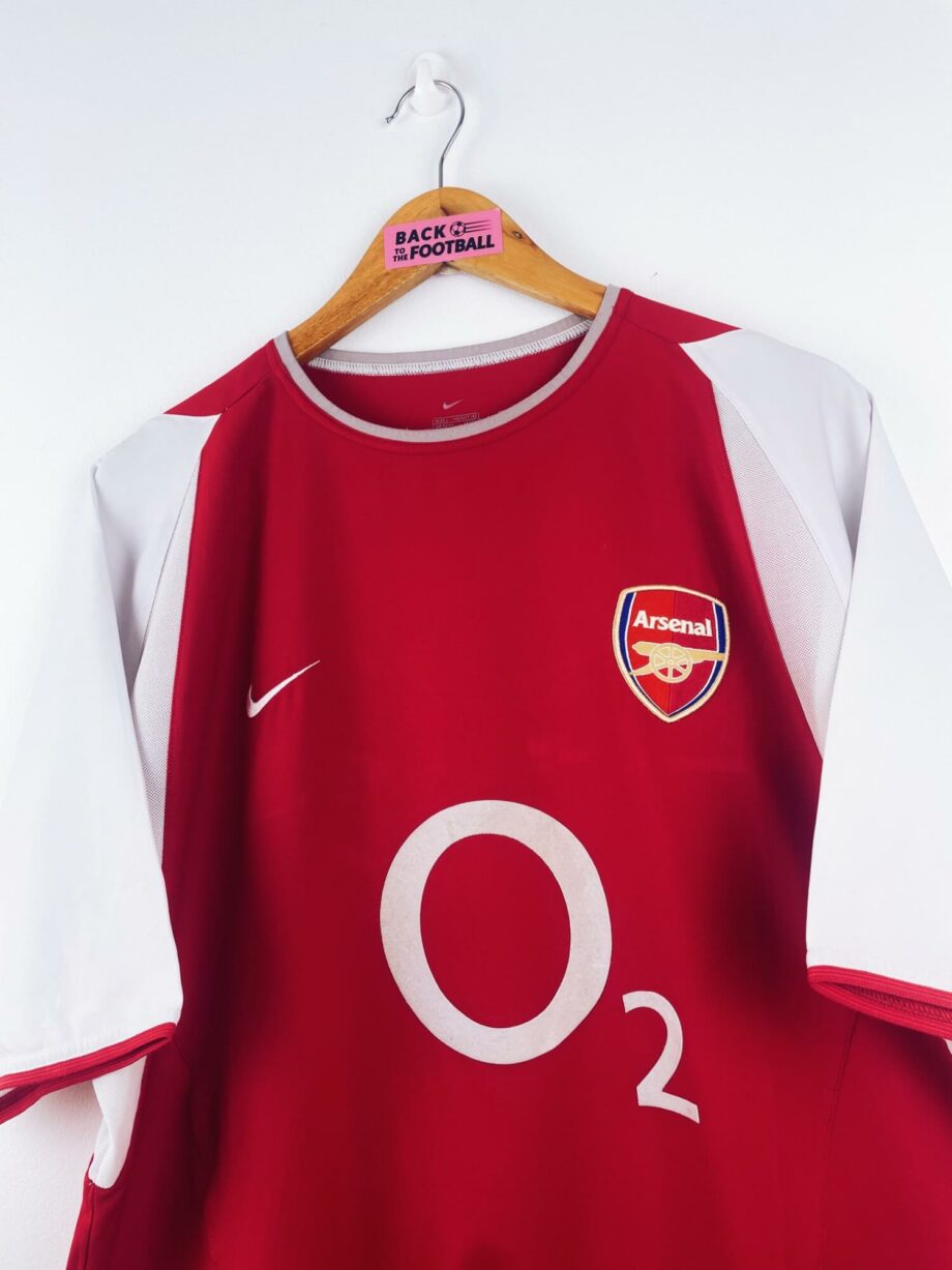 maillot vintage domicile Arsenal 2002/2004