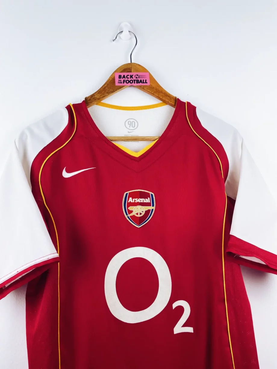 maillot vintage domicile Arsenal 2004/2005