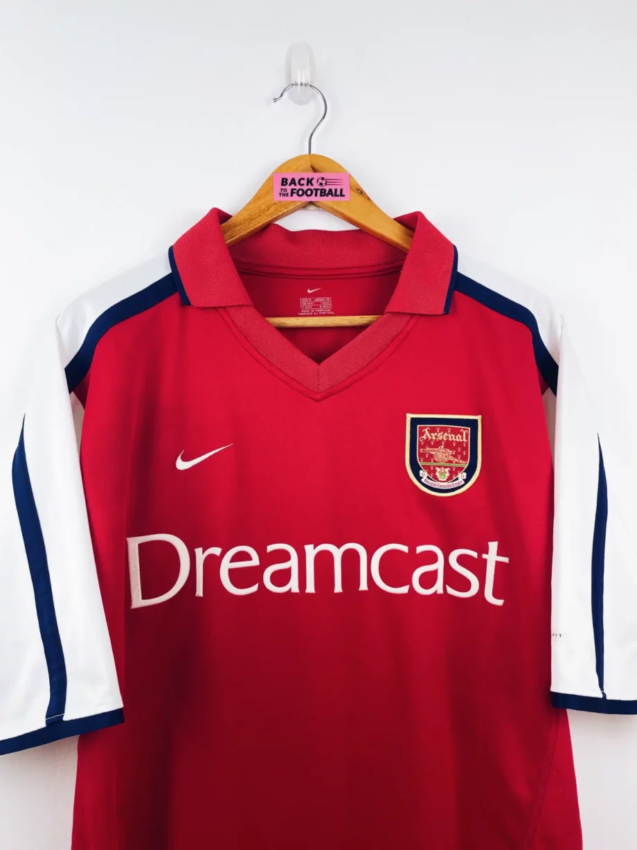 maillot vintage domicile Arsenal 2000/2002 floqué Henry #14