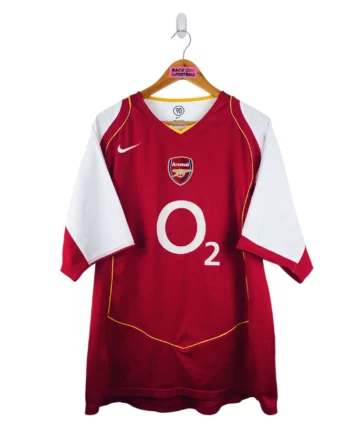 maillot vintage domicile Arsenal 2004/2005