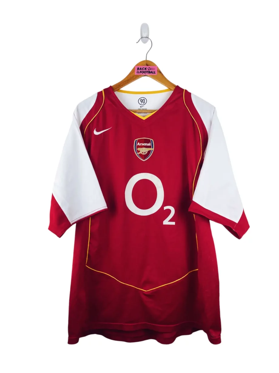 maillot vintage domicile Arsenal 2004/2005
