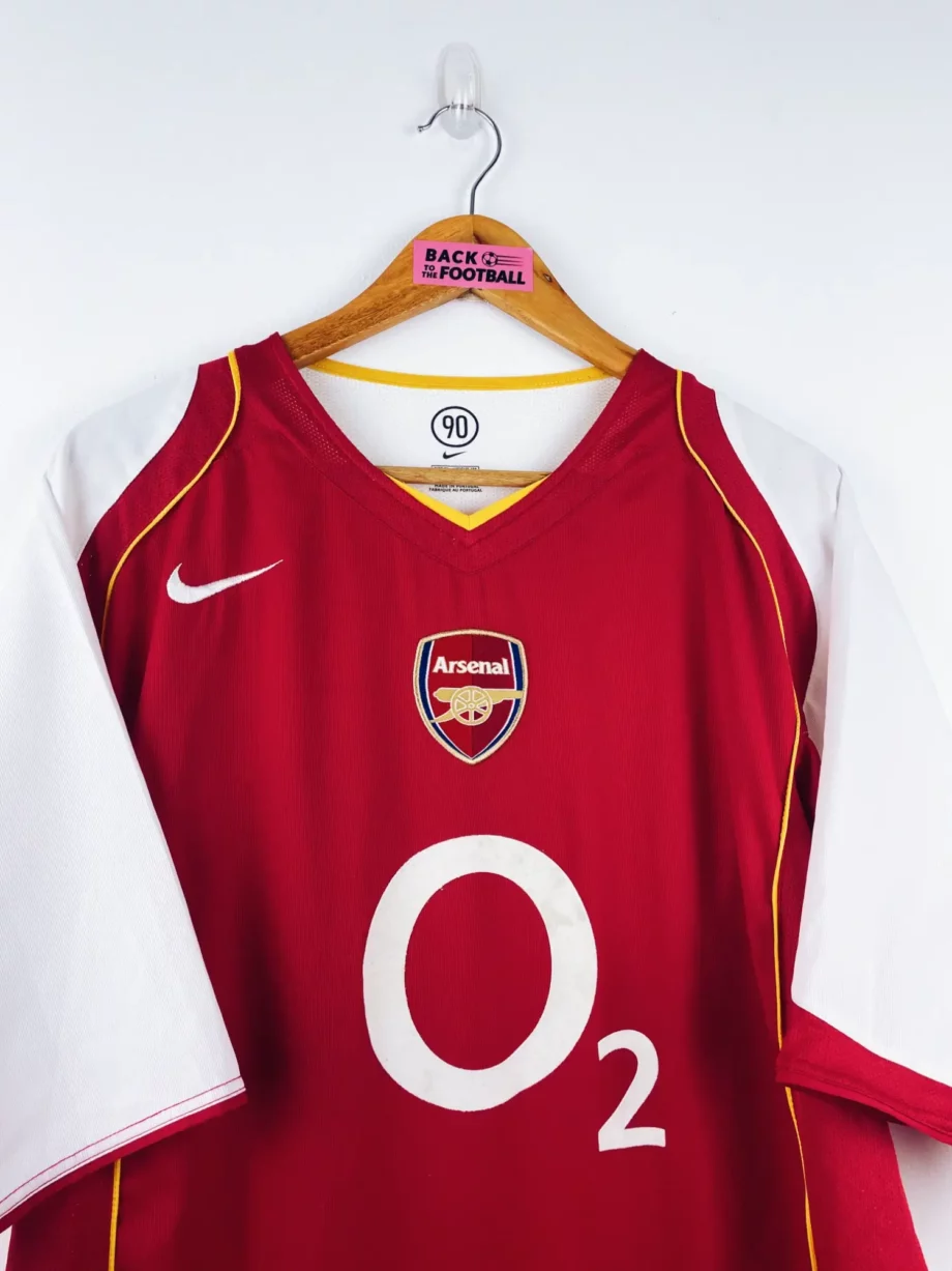 maillot vintage domicile Arsenal 2004/2005