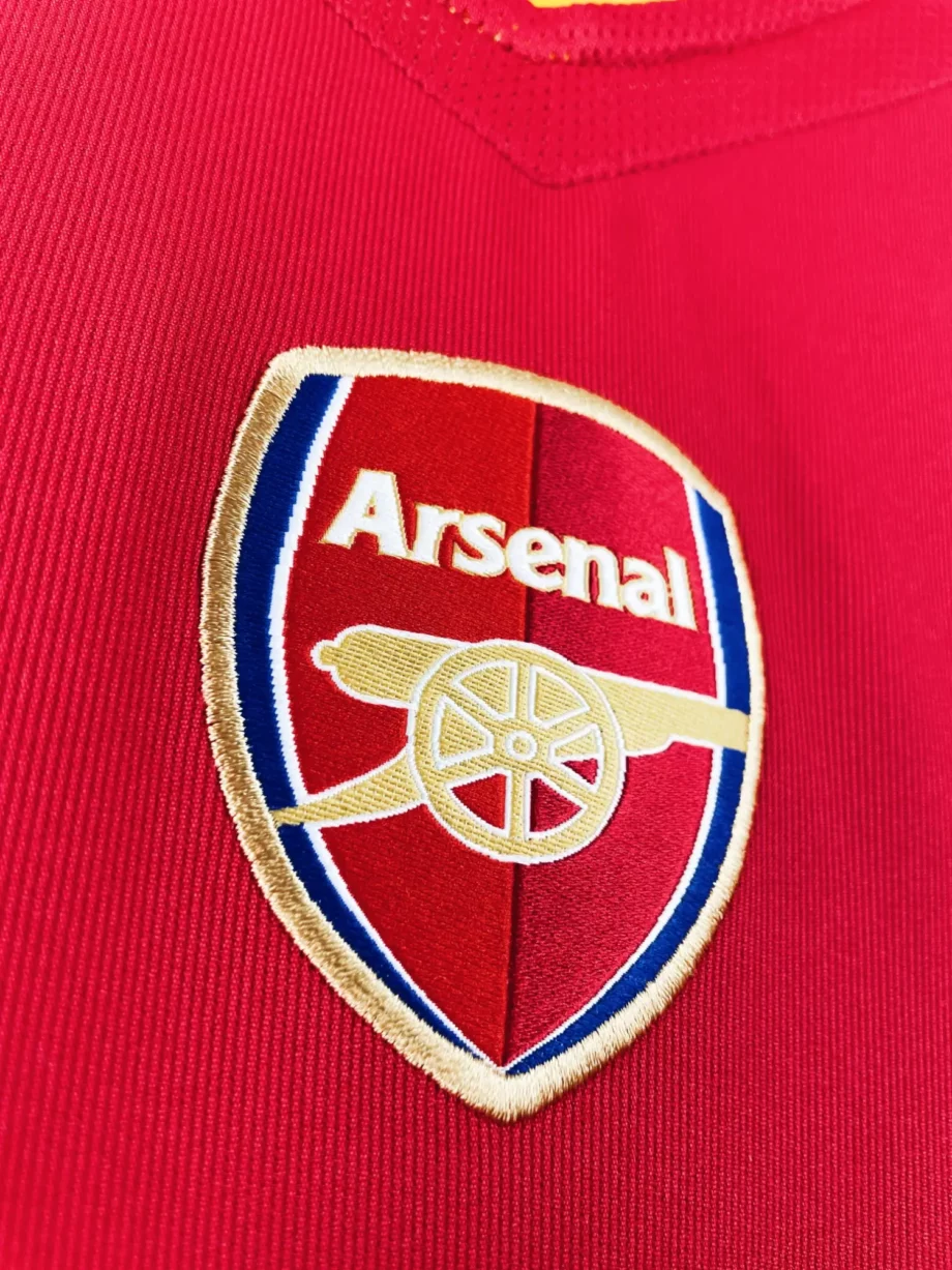 maillot vintage domicile Arsenal 2004/2005 manches longues floqué Henry #14