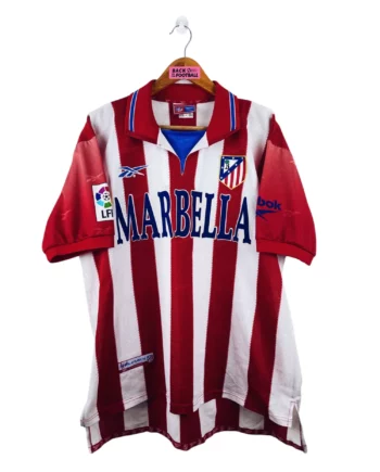 maillot vintage domicile Atlético Madrid 1998/1999