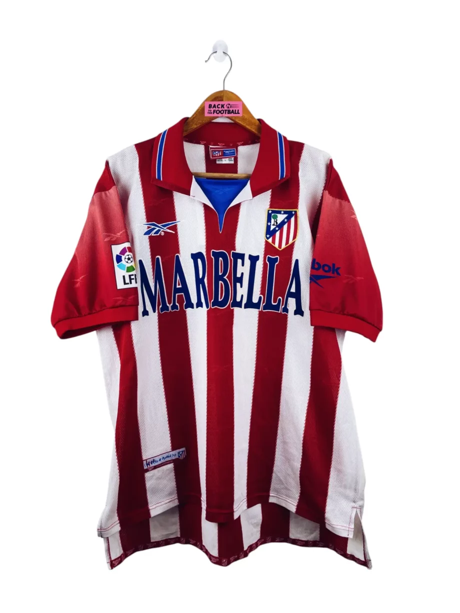 maillot vintage domicile Atlético Madrid 1998/1999