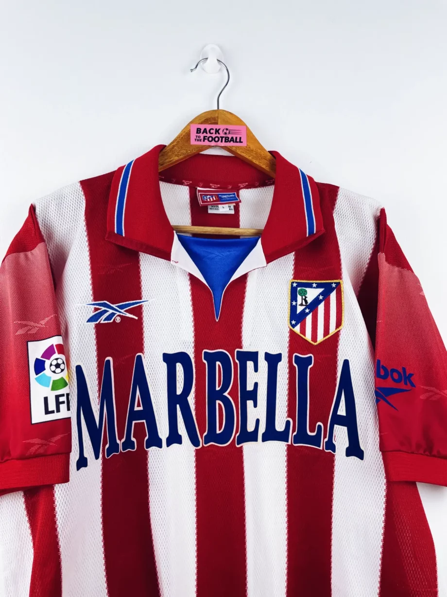 maillot vintage domicile Atlético Madrid 1998/1999