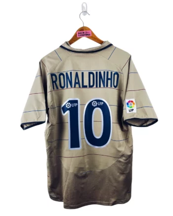 maillot vintage extérieur Barcelone 2003/2004 floqué Ronaldinho #10