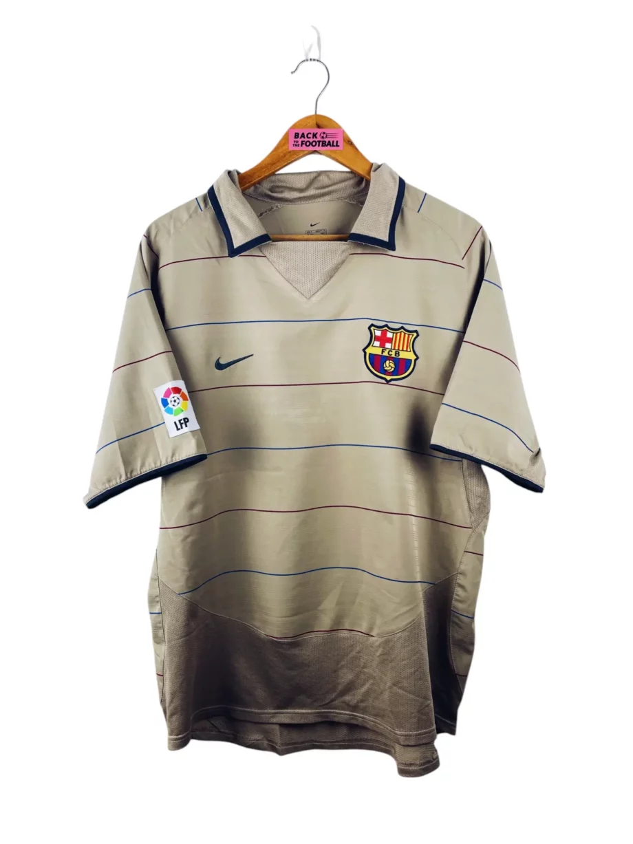 maillot vintage extérieur Barcelone 2003/2004 floqué Ronaldinho #10