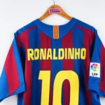 Maillot Barca Exterieur 2005 2006 Ronaldinho – Maillot de foot