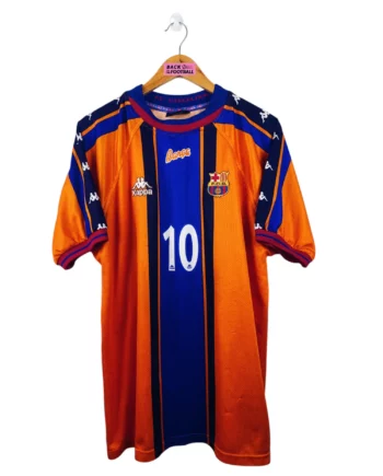 maillot vintage extérieur Barcelone 1997/1998 #10 player issue (stock pro)