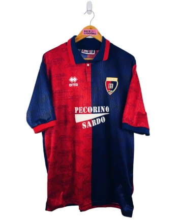 maillot vintage domicile Cagliari 1993/1996