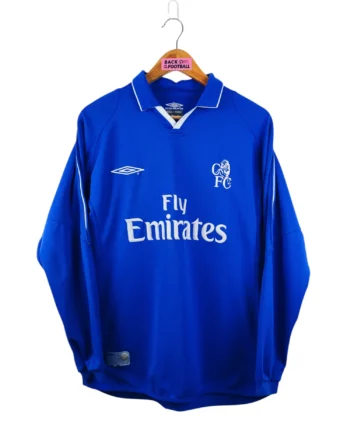 maillot vintage domicile Chelsea 2001/2003 manches longues