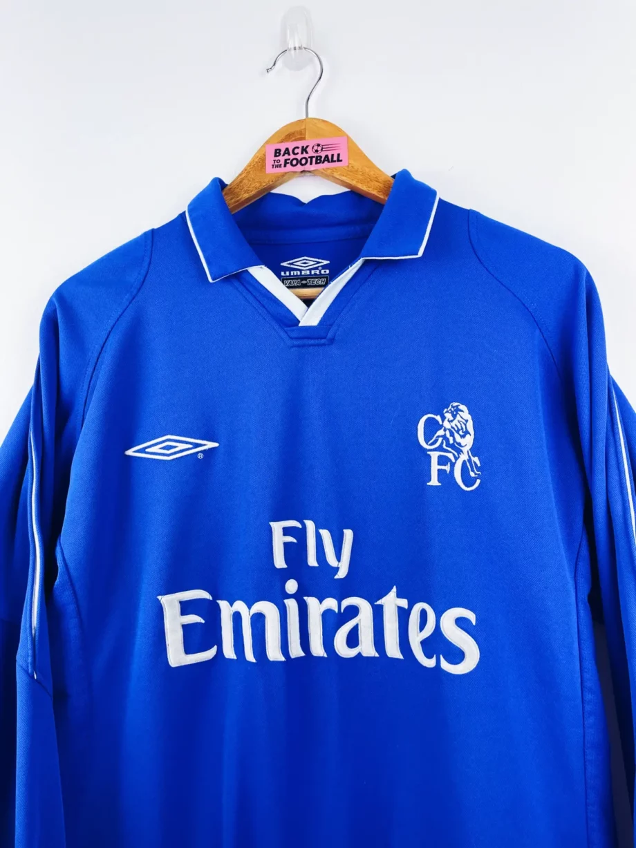 maillot vintage domicile Chelsea 2001/2003 manches longues