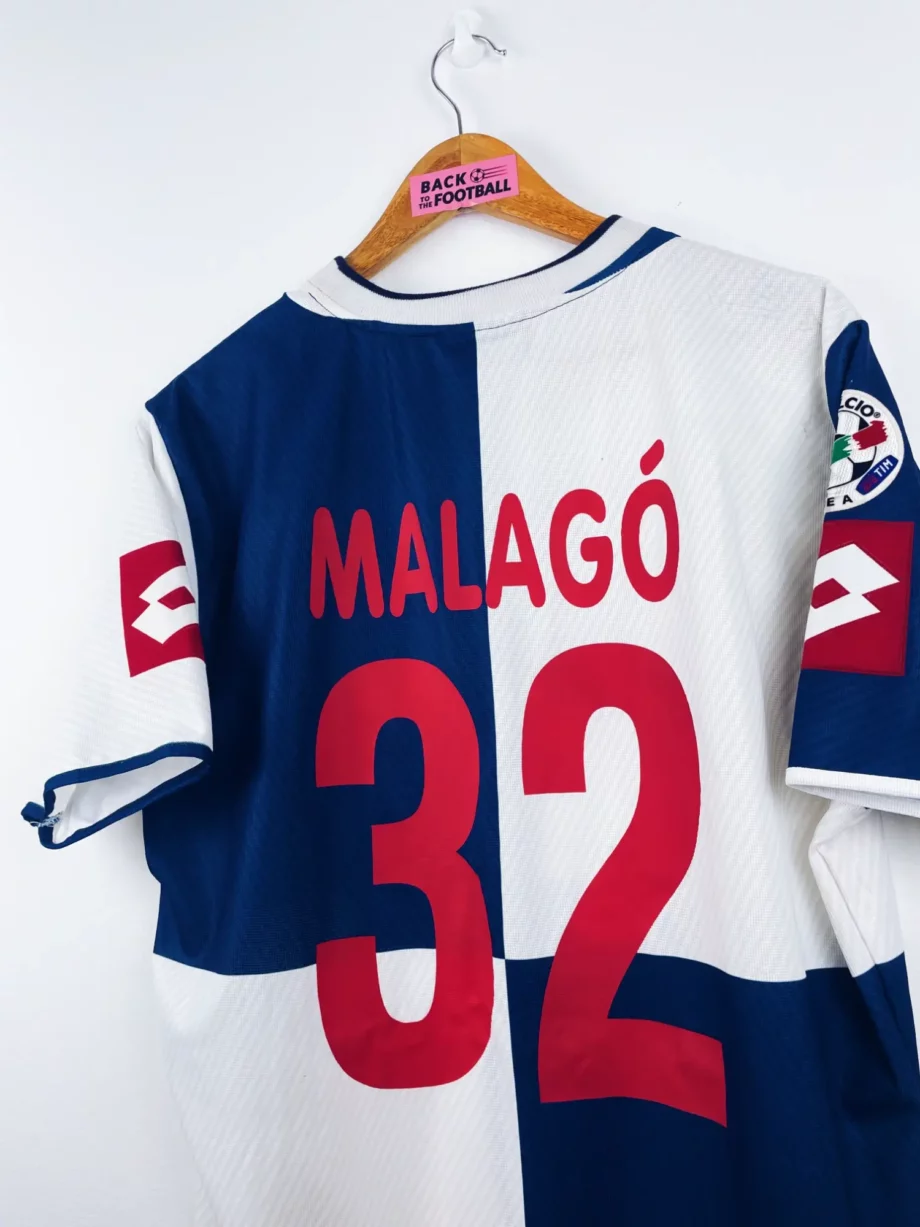 maillot extérieur Chievo Verona 2004/2005 préparé (match issue) ou porté (match worn) par Malagó #32