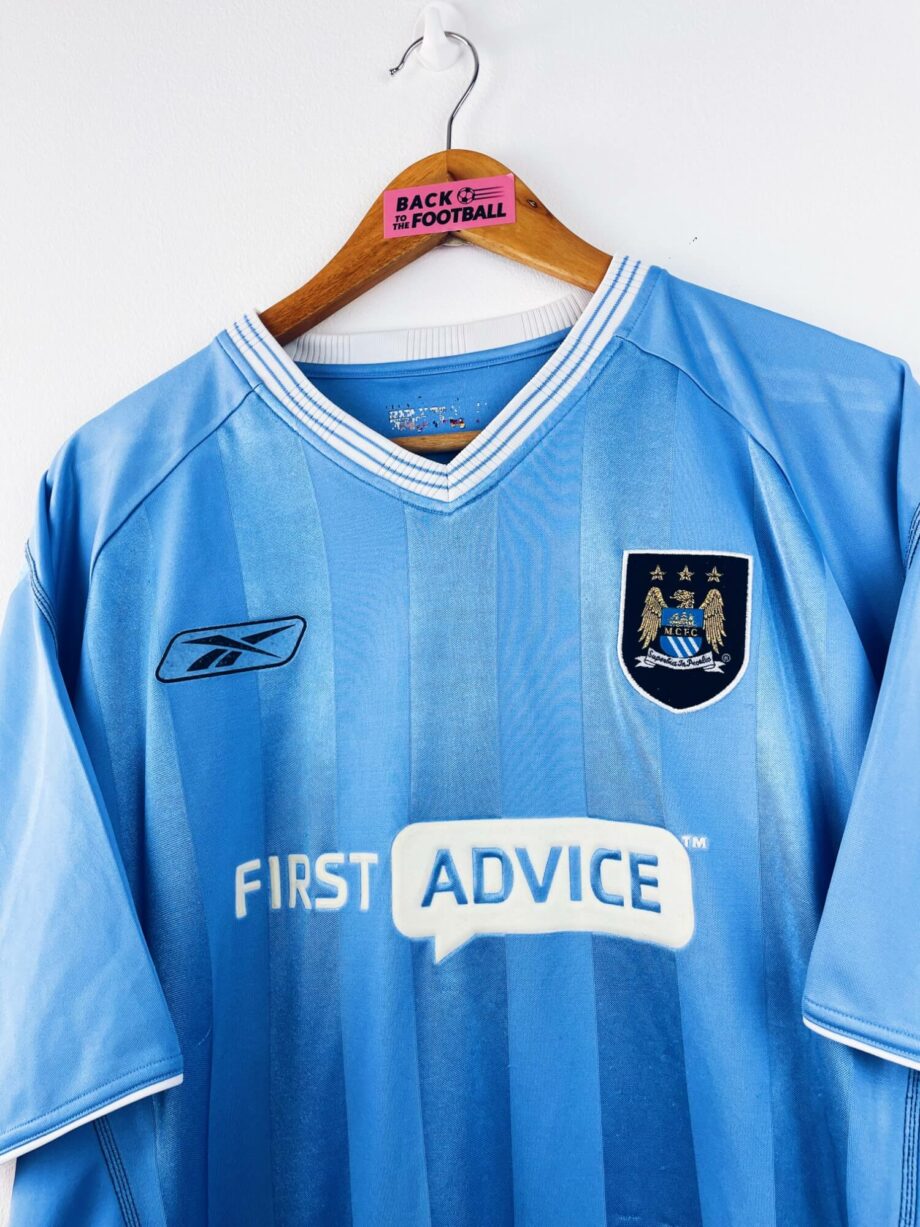 maillot vintage domicile Manchester City 2003/2004 floqué Anelka #39