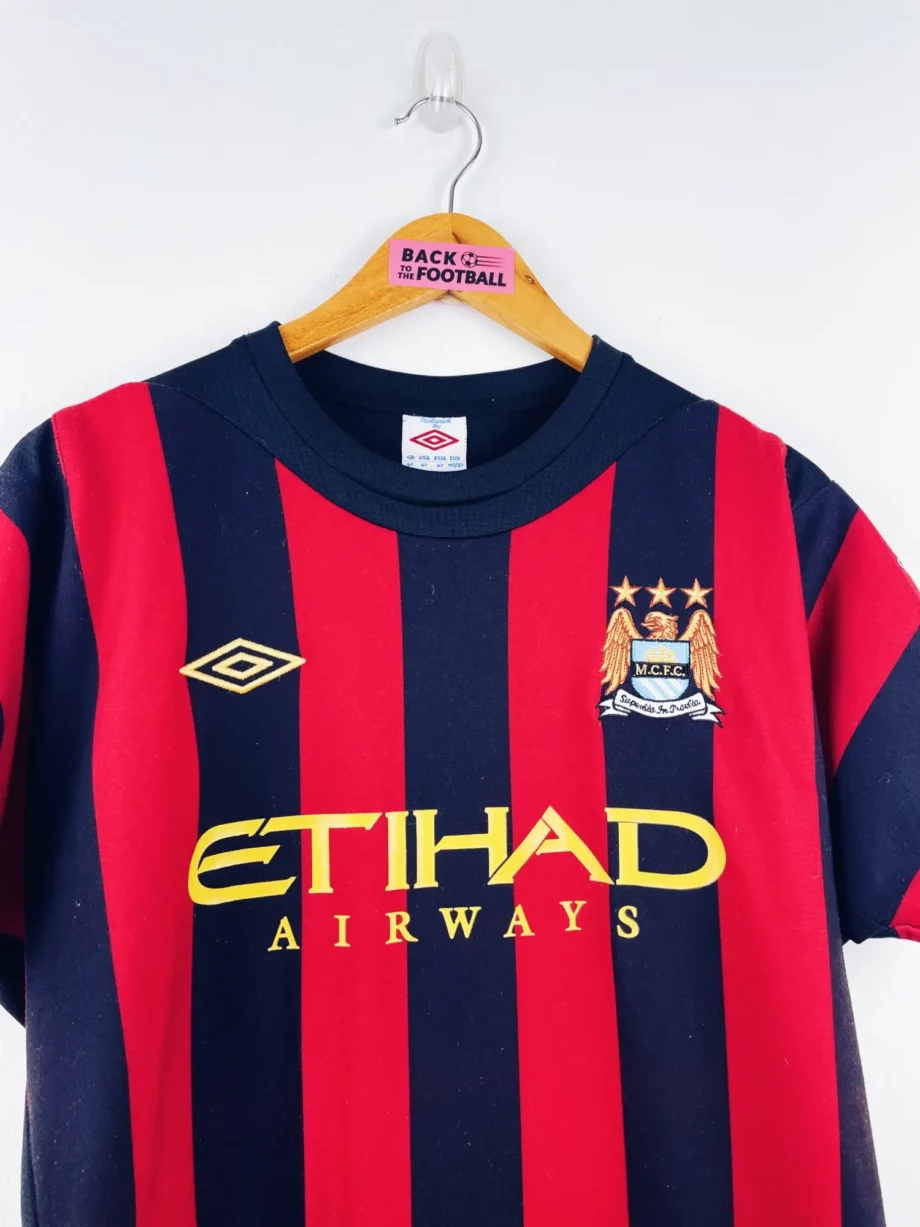maillot vintage extérieur Manchester City 2011/2012 floqué Silva #21