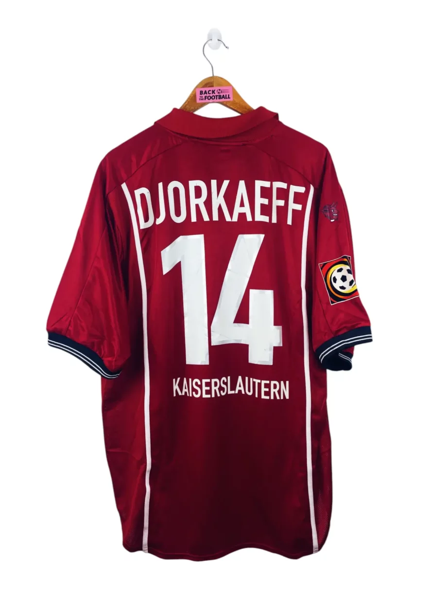 maillot vintage domicile FC Kaiserslautern 1999/2000 floqué Djorkaeff #14