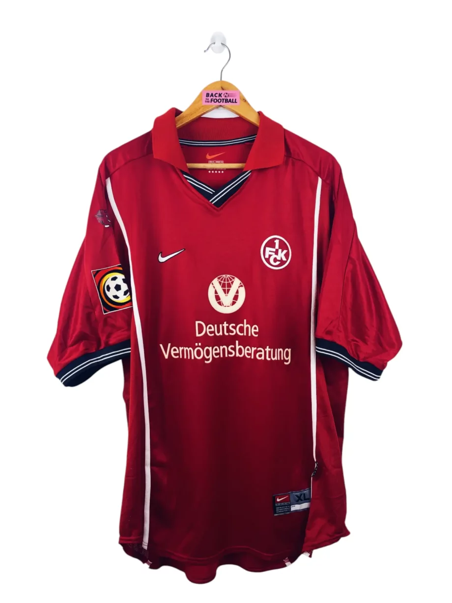 maillot vintage domicile FC Kaiserslautern 1999/2000 floqué Djorkaeff #14
