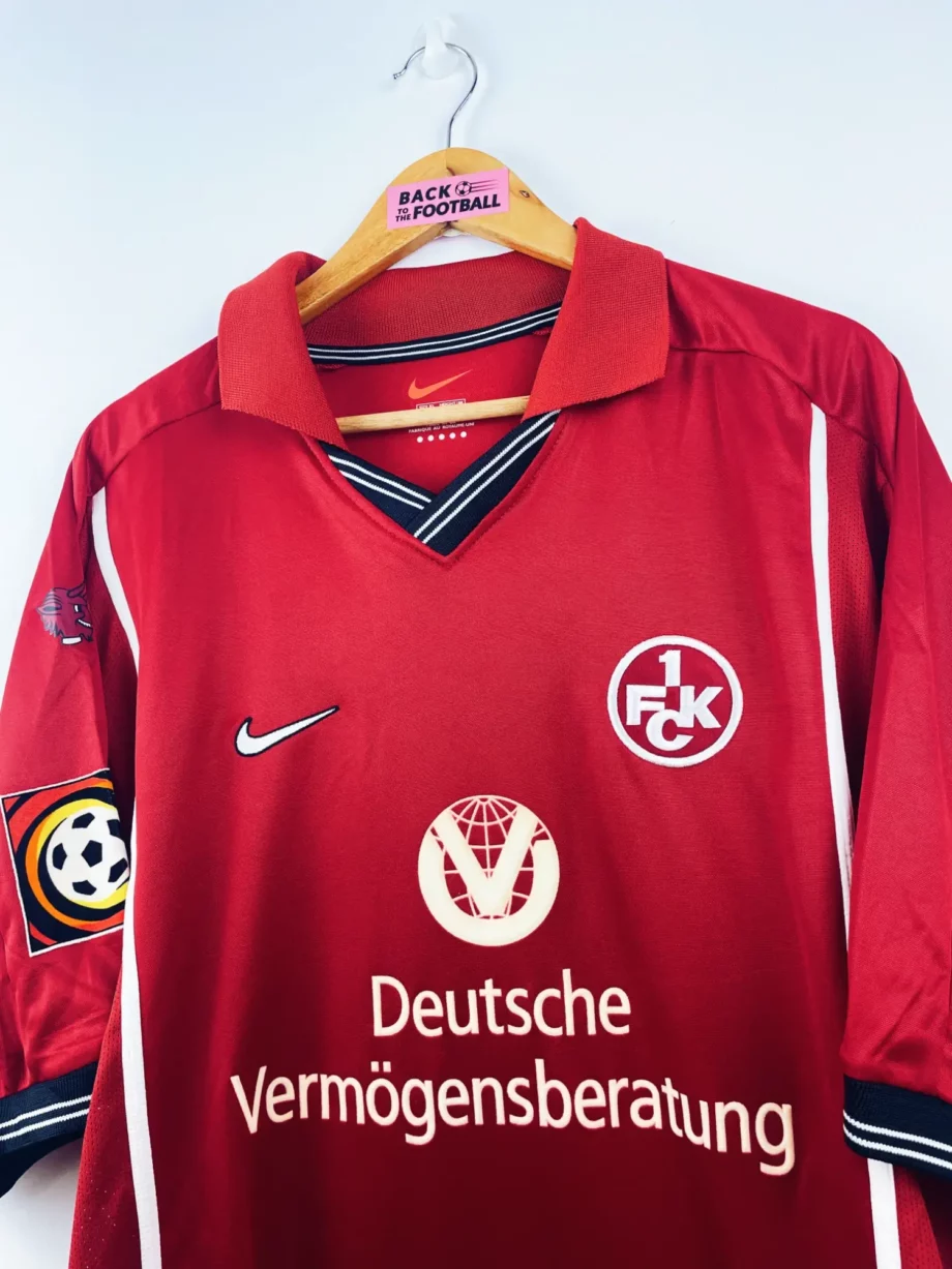 maillot vintage domicile FC Kaiserslautern 1999/2000 floqué Djorkaeff #14
