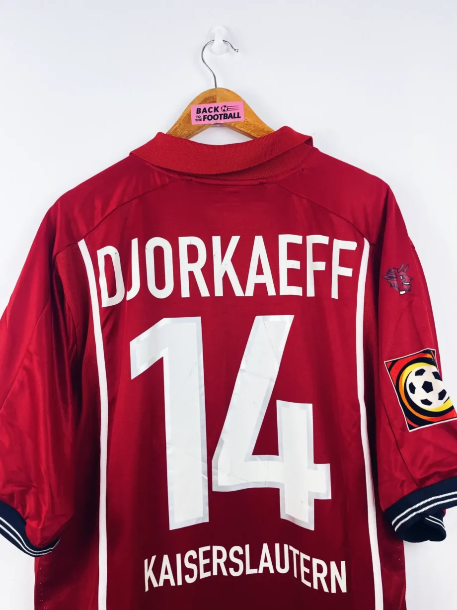 maillot vintage domicile FC Kaiserslautern 1999/2000 floqué Djorkaeff #14