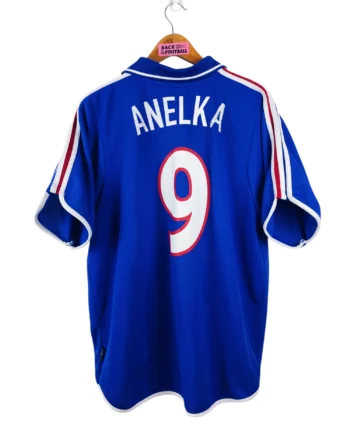 maillot vintage domicile équipe de France 2000 floqué Anelka #9