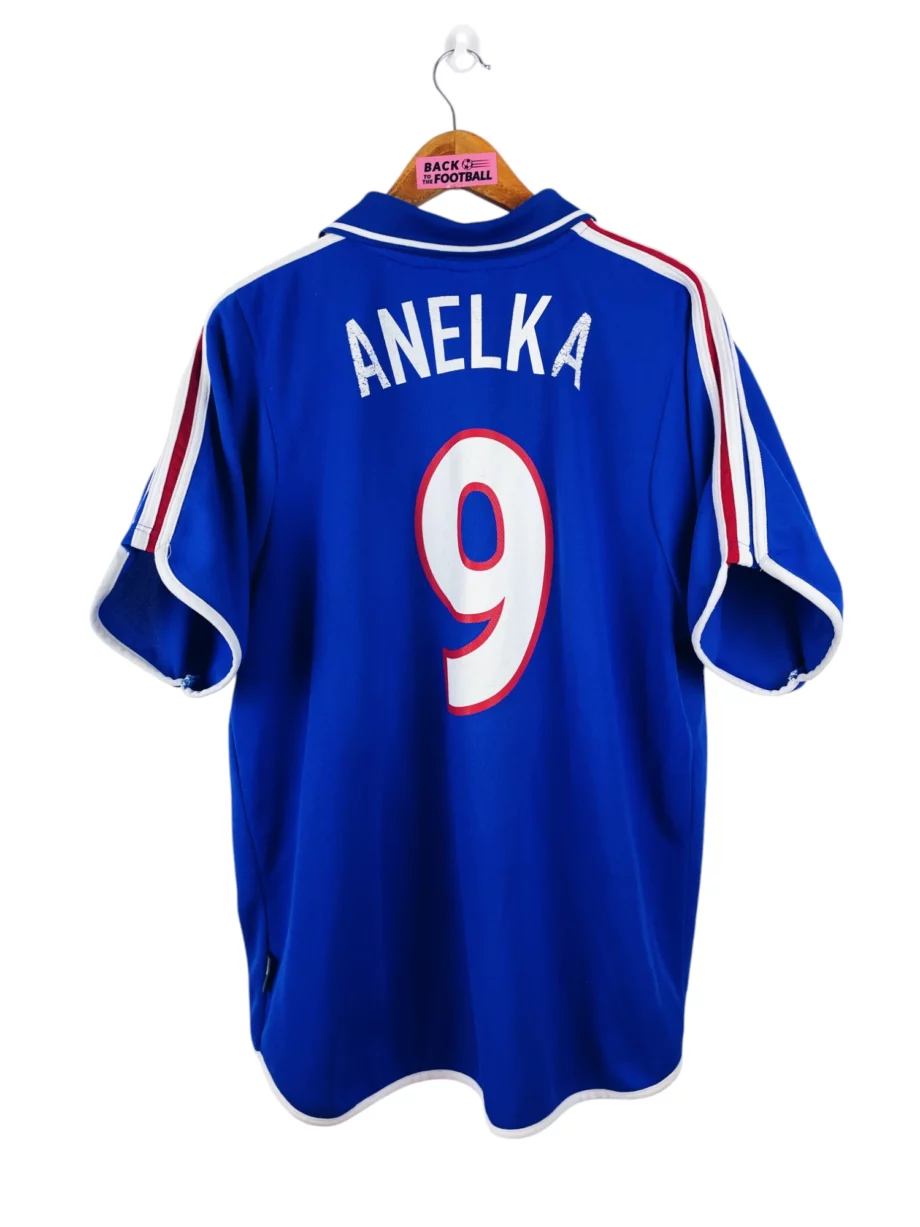 maillot vintage domicile équipe de France 2000 floqué Anelka #9