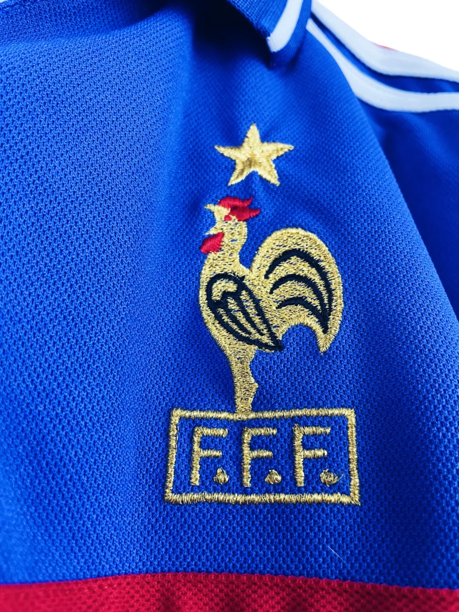 maillot vintage domicile équipe de France 2000 floqué Anelka #9