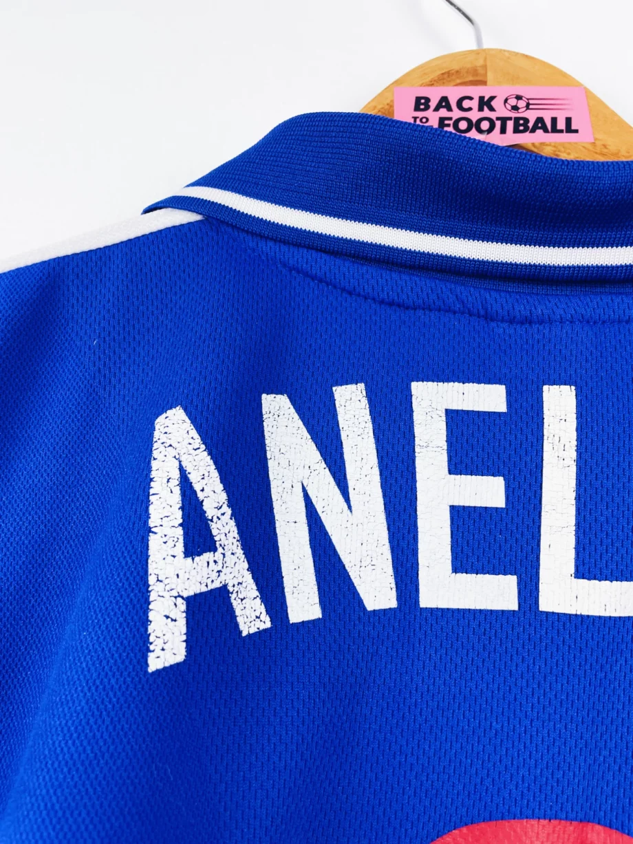 maillot vintage domicile équipe de France 2000 floqué Anelka #9
