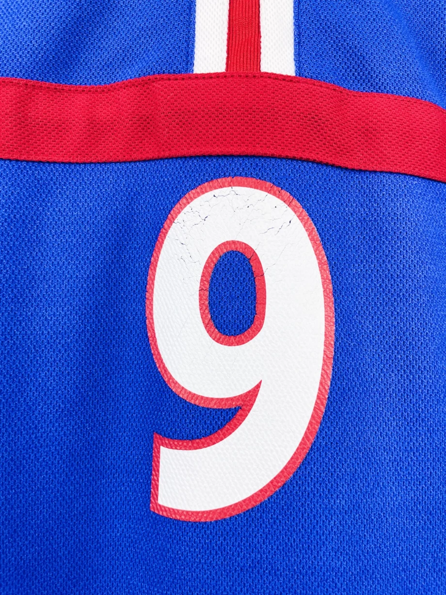 maillot vintage domicile équipe de France 2000 floqué Anelka #9