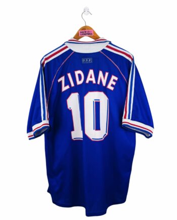 maillot vintage domicile équipe de France 1998 floqué Zidane #10