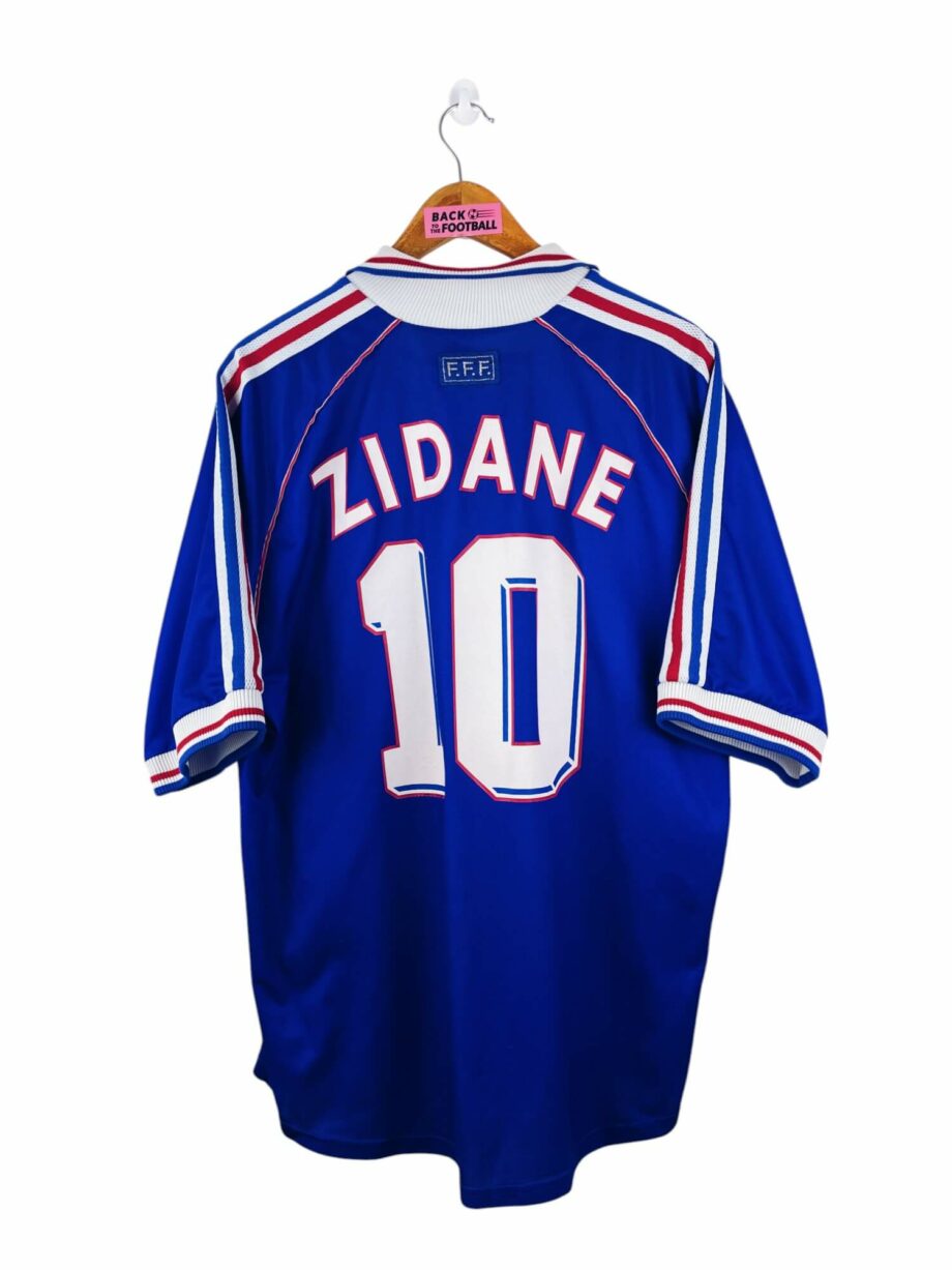 maillot vintage domicile équipe de France 1998 floqué Zidane #10