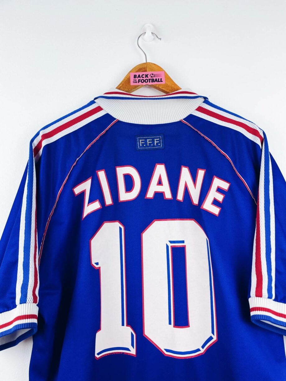 maillot vintage domicile équipe de France 1998 floqué Zidane #10