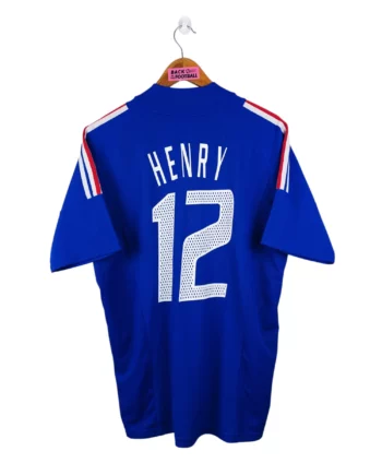 maillot vintage domicile équipe de France 2002 floqué Henry #12