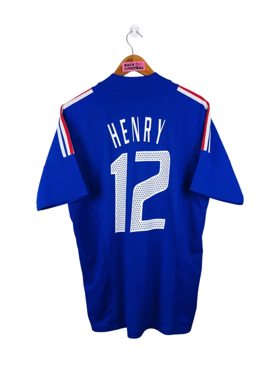 maillot vintage domicile équipe de France 2002 floqué Henry #12