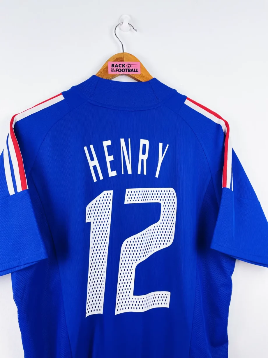 maillot vintage domicile équipe de France 2002 floqué Henry #12