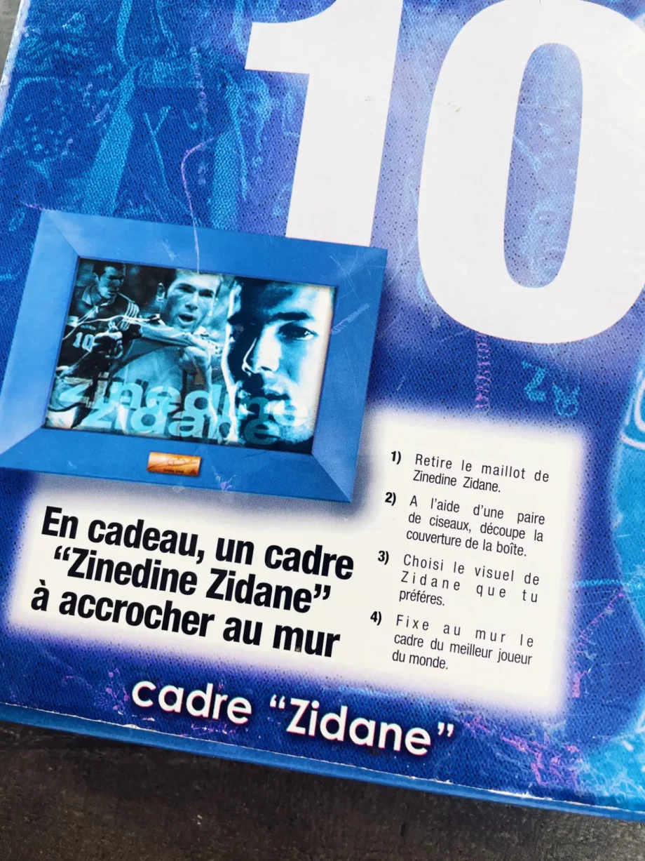 coffret collector équipe de france 2000 Zidane