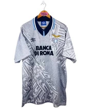maillot vintage third Lazio 1994/1996 préparé (match issue) ou porté (match worn) par le numéro 7