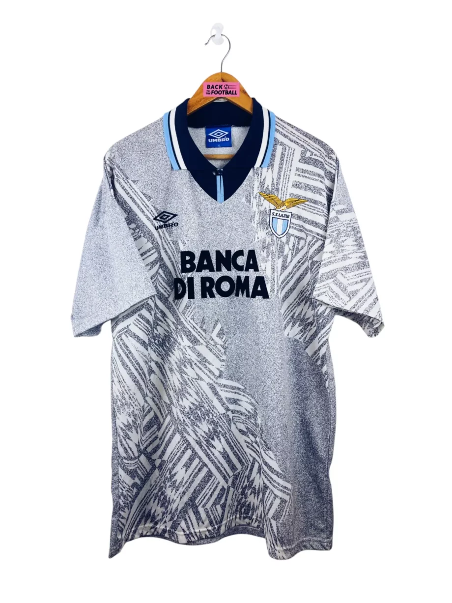 maillot vintage third Lazio 1994/1996 préparé (match issue) ou porté (match worn) par le numéro 7