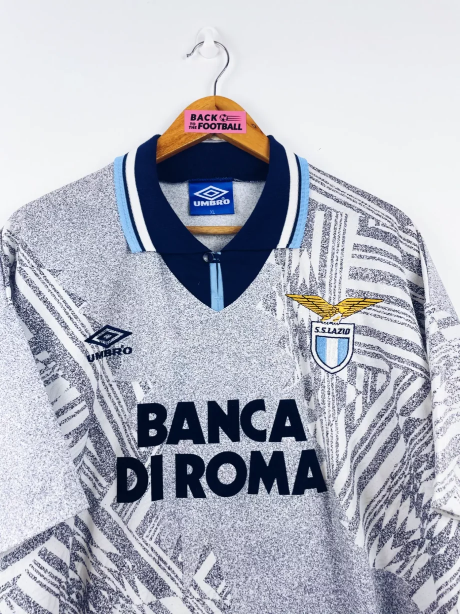 maillot vintage third Lazio 1994/1996 préparé (match issue) ou porté (match worn) par le numéro 7