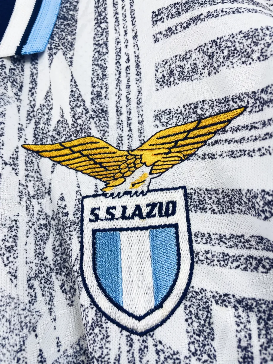maillot vintage third Lazio 1994/1996 préparé (match issue) ou porté (match worn) par le numéro 7