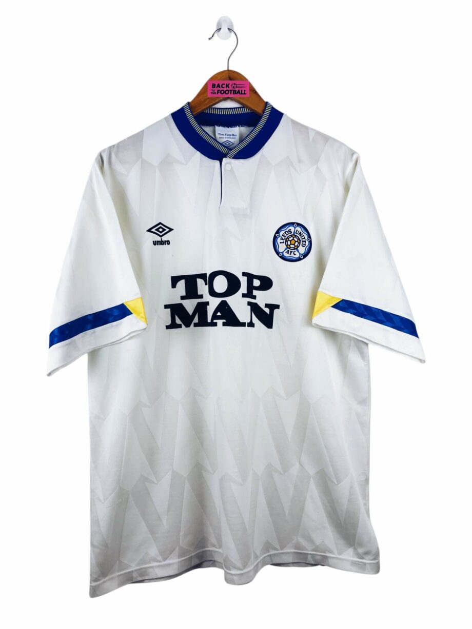 maillot vintage domicile Leeds United 1990/1991
